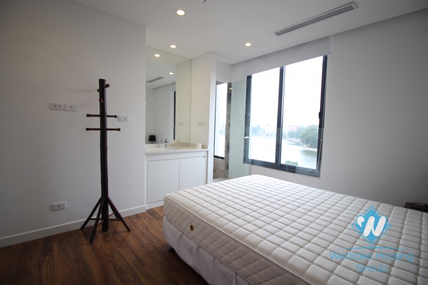 Nice lake view apartment for rent in Hai Ba Trung, Hanoi, Vietnam 